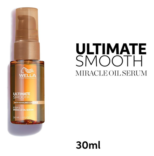 Wella Ultimate Smooth Serum Para Cabello Miracle Oil X30ml