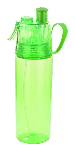 Botella comprimible verde Redstar Sport de 600 ml con atomizador