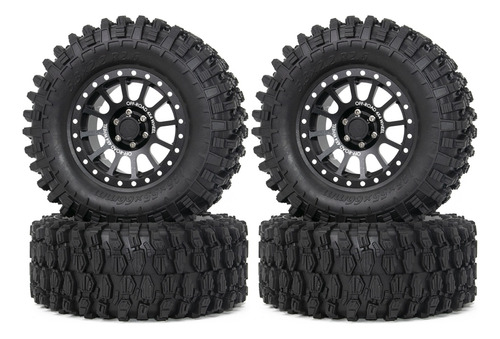 Neumático De Llanta De 2.6 Pulgadas Para 1/10 Rc Crawler Car