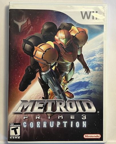 Metroid Prime 3: Corruption Wii Físico Auténtico Completo