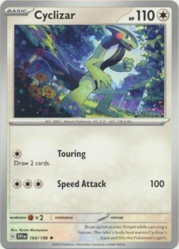 Cyclizar - 164/198 - Holo Raro - Pokemon Tcg S&v - Original