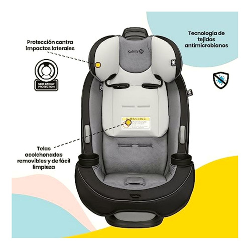 Safety 1st Autoasiento Grow And Go All In One Highsteet