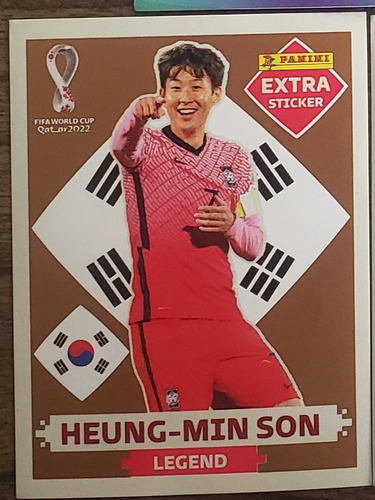 Extra Stiker Panini Son Heung-min Cobre 