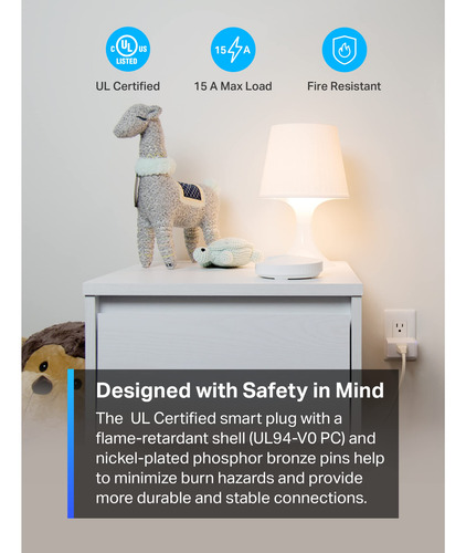 Smart Plug Tp-link Tapo P105 Mini 15 A Wifi 2,4 G, Blanco, P