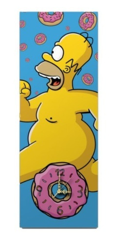 Reloj Cuadro Decorativo Los Simpsons