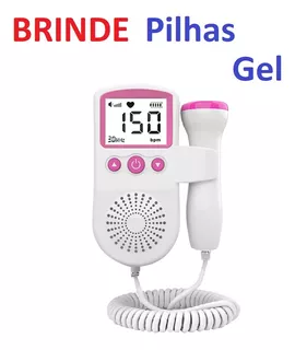 Doppler Monitor Fetal Bebe Angel Sounds + Pilhas