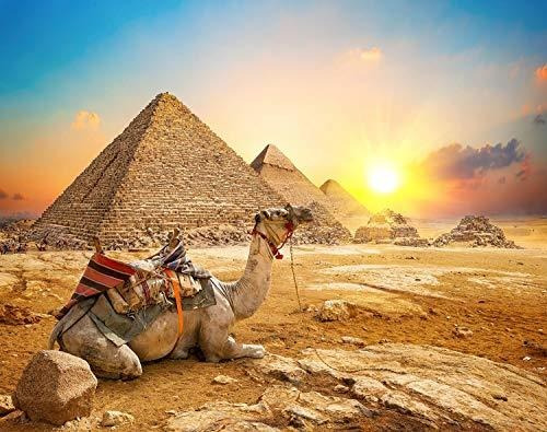 Giza Sunrise Antiguo Rompecabezas De La Pirámide Qyq42