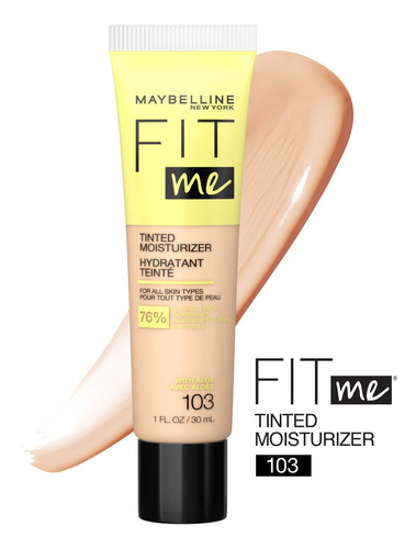 Base Hidratante Tintada Maybelline Fit Me 100% Original 