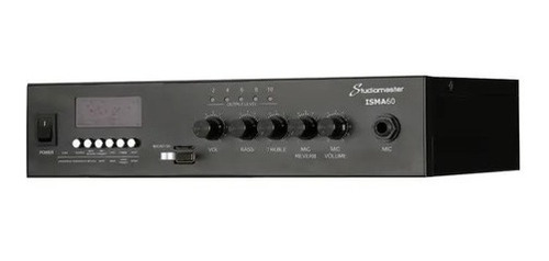 Amplificador Potencia Usb Sd Bt Studiomaster Isma60 