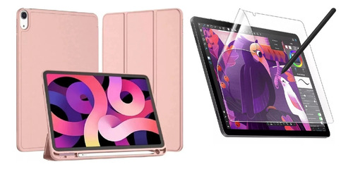 Forro Estuche Smart Case+ Paperlike Para iPad 7/8/9 Gen 10.2