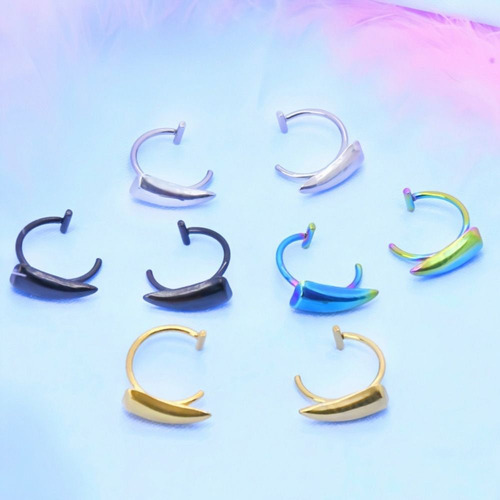 Brazalete Para Labios Falso De Acero Inoxidable Sin Piercing