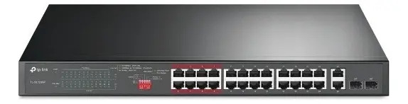 Switch Tp-link Tl-sl1226p 24fe Poe+ 250w 2gb 2sfp