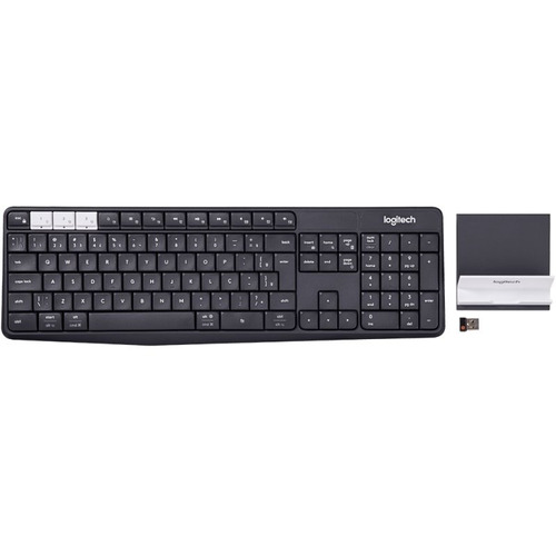 Teclado Bluetooth Multi-device Sem Fio Logitech K375s Com S