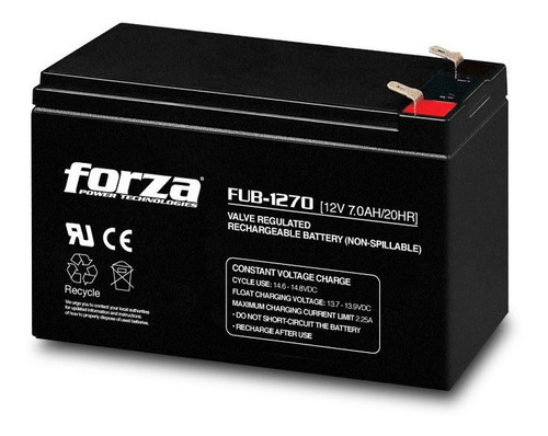 Batería Para Ups Forza 12v Modelo Fub-1270 375 Vatios Nnet