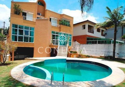 Imagem 1 de 7 de Melville | Casa Alto Padrão | Venda | 4 Suítes | Hidromassagem | Sauna | Espaço Gourmet | Forno De Pizza | Bar | Jardim - Cnc1210