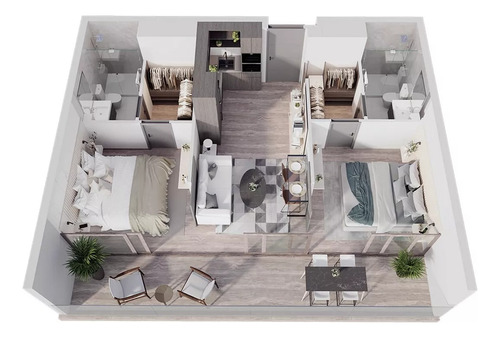 Departamento Deluxe - Nuevo Con 2d + 2b