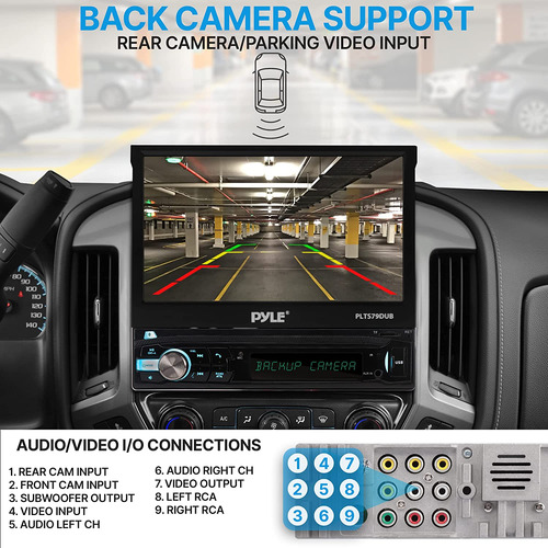 Radio De Video Estéreo Para Automóvil Pyle Plts73ub