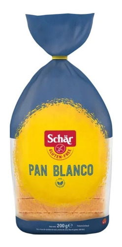Pan Blanco Schar Sin T.a.c.c Importado De Brasil 