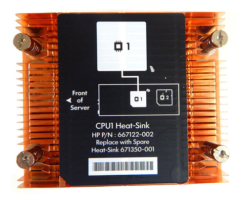 Hp Sl250s Gen8 Heatsink - Cpu1 Processor-1 671350-001 66 Cck