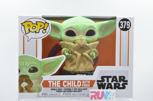 Funko Pop! Sw The Mandalorian - Baby Yoda Con Rana #379