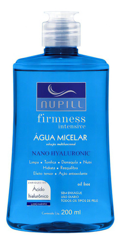 Água Micelar Nupill Firmness Intensive Nano Hyaluronic