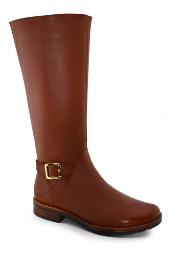 Bota Ecuestre Alta De Piel Giusto Para Dama Comoda Mod 15111