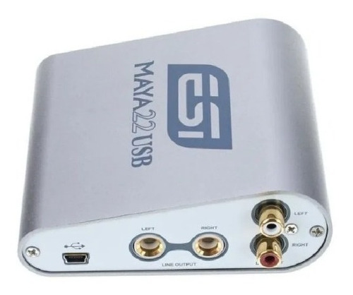 Imagen 2 de 4 de Placa De Audio Esi Maya 22 Usb 2 Canales Phantom Cuotas