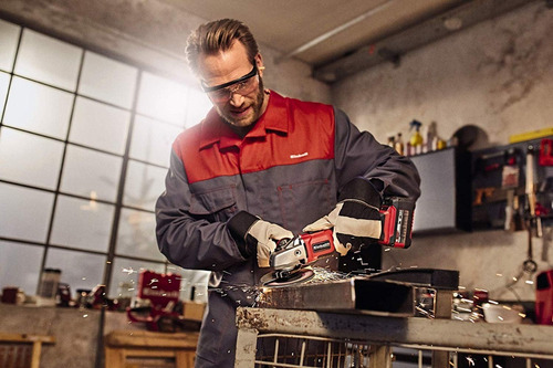 Imagen 4 de 9 de Amoladora Angular Inalambrica Einhell Bateria 18v Brushless