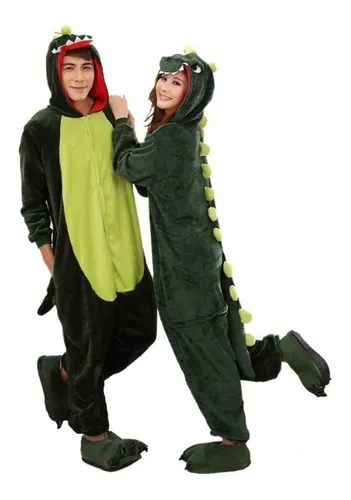 Pijama dinosaurio adulto hot sale