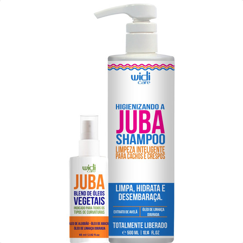 Kit Juba Higienizando 500ml E Blend De Oleos Widi Care