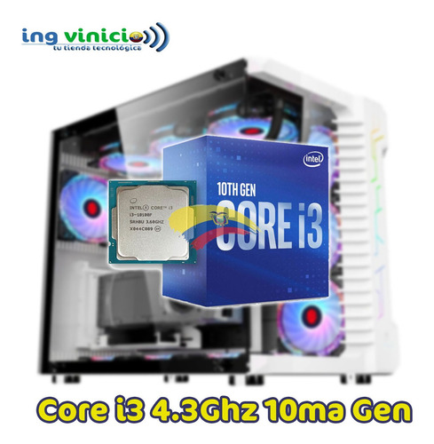 Procesador Intel Core I3-1010f 3.6ghz 6mb Lga1200 10ma Gen