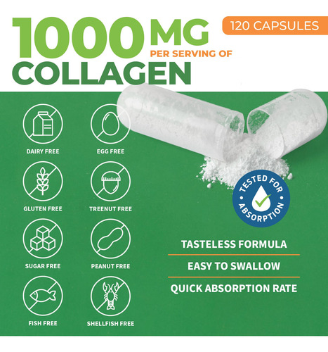 Advanced Collagen Supplement, Type 1, 2 And 3 With Hyaluroni