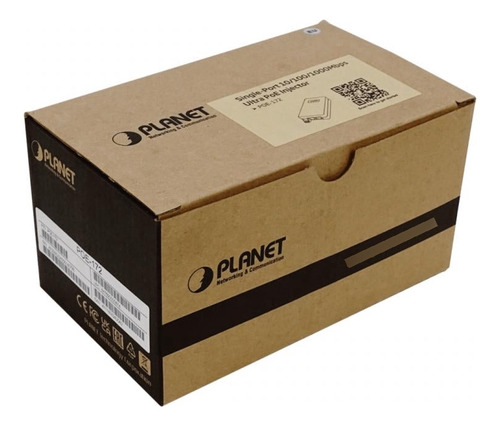 Inyector Poe+ Planet 802.3at 56v 60w 2-rj45 Clickbox