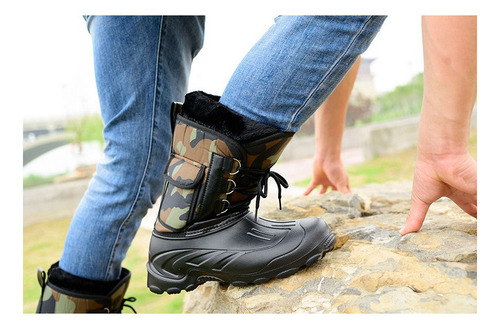 Botas De Nieve Impermeable Pesca Protección Contra El Frío