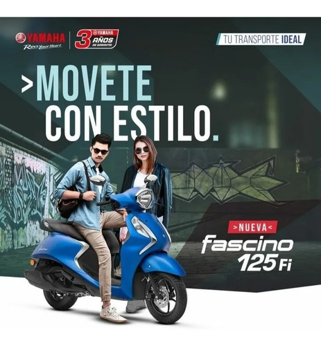 Yamaha Fascino 125 Patentada $1.977.000 (tipo Ray N Max 150)