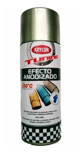 Aerosol Krylon Tuning Efecto Anodizado Color Humo Alta Temp