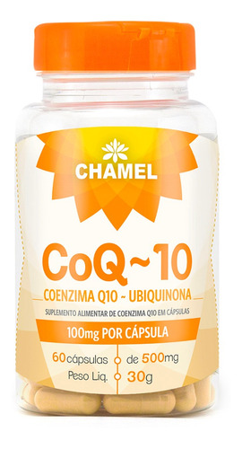 Coezima Q10 500mg 60 Cápsulas  - Chamel