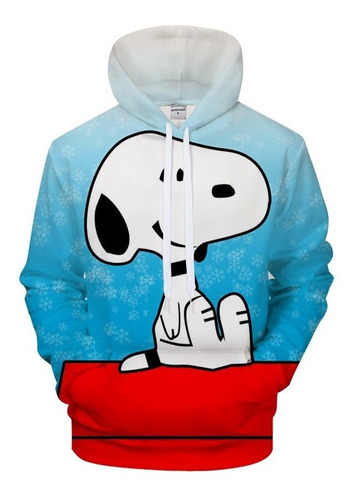 Sudadera Suelta Anime Diseño Simple Snoopy Patrón Lindo