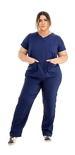 Scrub Pijama Conjunto Hospitalar Plus Size Unissex Xg G1 10