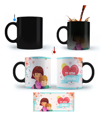 Taza Mágica Mejor Mamá Mod 02 325 Ml Impresión Hd
