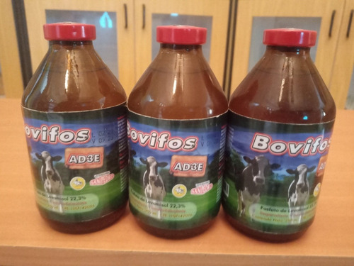 Imagen 2 de 2 de Bovifos De 500 Ml, Desparasitante De Levamisol Con Ade