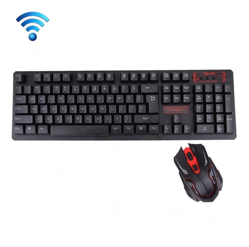 Teclado Y Mouse Gamer Inalámbricos 2.4ghz Bluetooth Hk6500