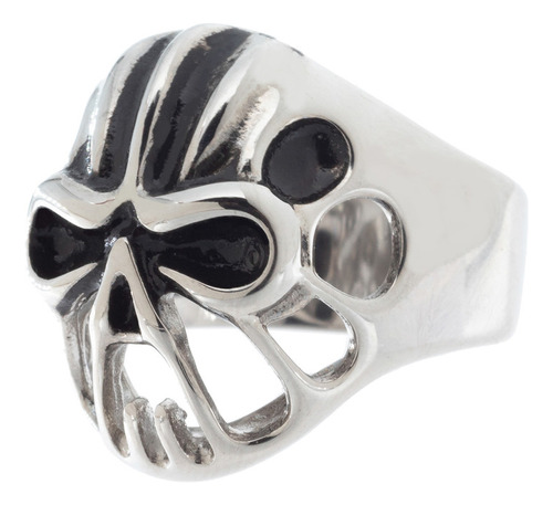 Anillo Calavera Motoquera Acero Quirúrgico 316l Hombre