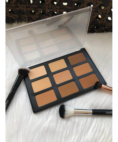 Paleta De Pó Facial Profissional - Ruby Rose 9 Cores Hb7208
