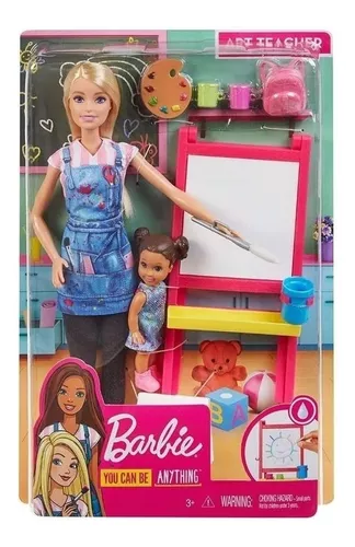 Barbie Profissoes Conjunto Pediatra com 2 Bebes - Mattel