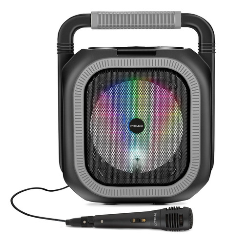 Parlante Karaoke Bt 6.5 Rgb Philco Ne/gris 2000w; Electrotom