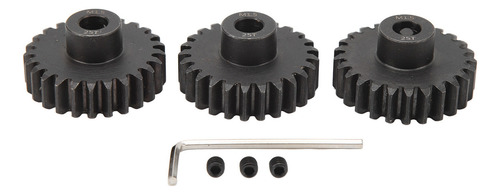 - Engranaje De Piñón De Motor, 3 Piezas, Acero M1.5, 8 Mm,