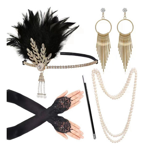 Accesorios Para Mujer Gatsby Fancy Dress Accessories 20's Ch