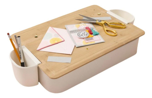 Organizador Escritorio Bamboo 4pz | We R Storage Lap Desk