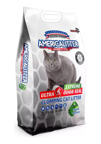 Arena Para Gatos America Litter Ultra Odor Seal Extreme 15kg